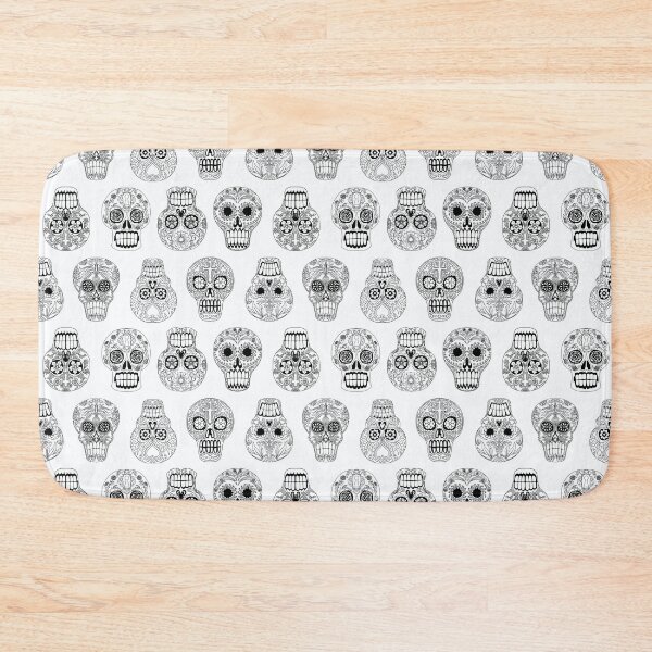 Item preview, Sugar Skulls  - line drawing designed and sold by Salt & Keep.