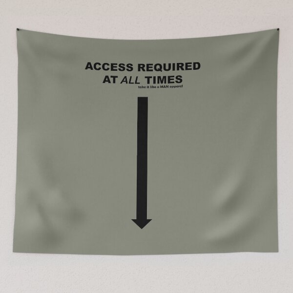 Item preview, Access requiered at all time (FRONT Top Long Arrow) designed and sold by takeitlikeaMAN.