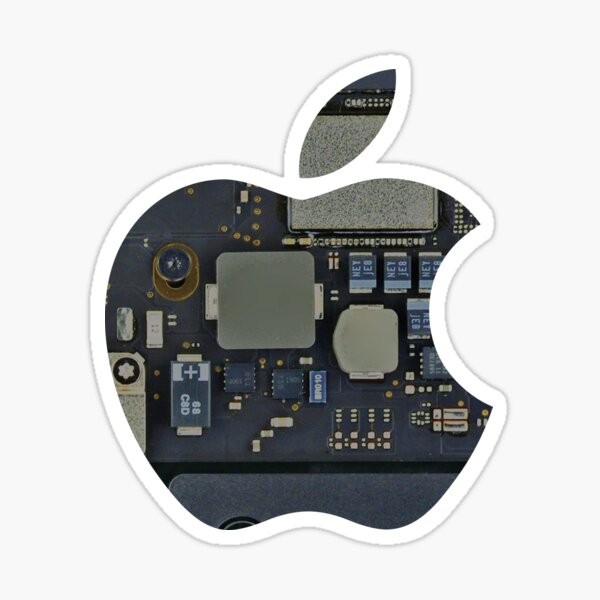 Interna / Platine - Apple-Aufkleber für Mac Book Sticker