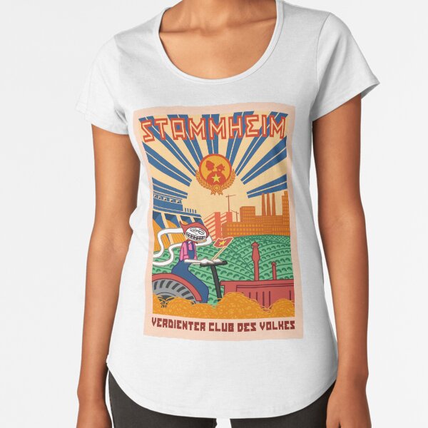 Stammheim - Verdienter Club des Volkes Premium Rundhals-Shirt