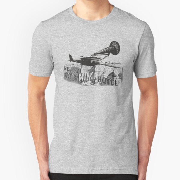in the aeroplane over the sea Slim Fit T-Shirt