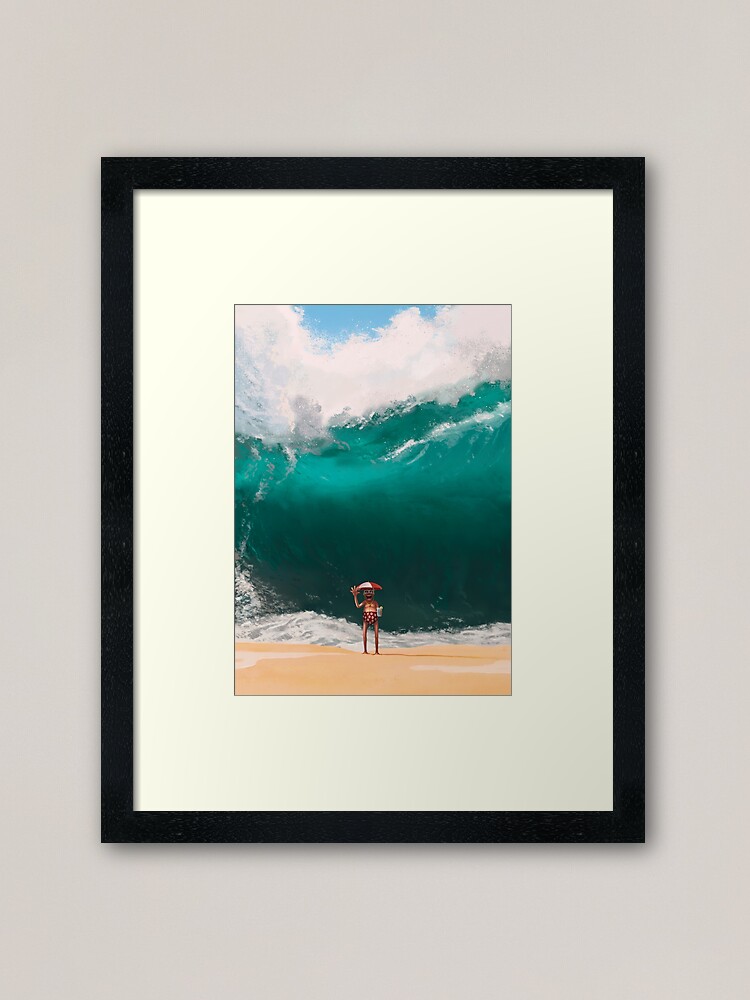 Thumbnail 2 of 7, Framed Art Print, Cold clear water designed and sold by B-K-Art.