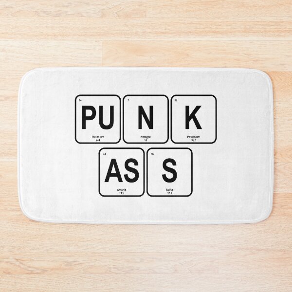 Item preview, Punk Ass Periodic Table designed and sold by Esskay Designs.