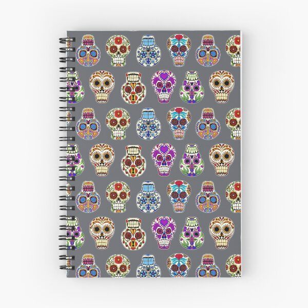Item preview, Sugar Skulls on Gray designed and sold by Salt & Keep.