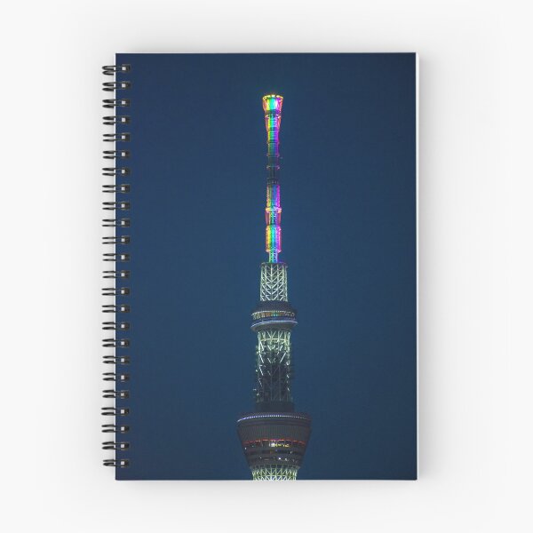 Item preview, Rainbow Skytree at Night, Tokyo, Japan designed and sold by JennWanderer.