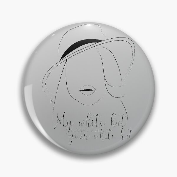 Item preview, White hat designed and sold by fanartbygabi | Gabi Veiga.