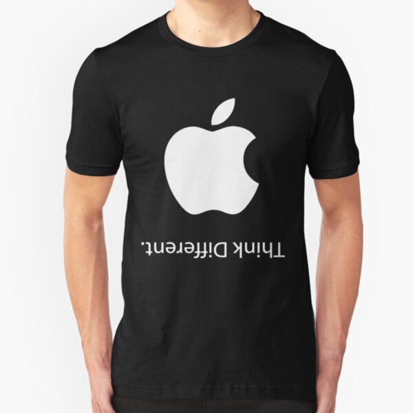 Apple - Think Different (Black) Slim Fit T-Shirt