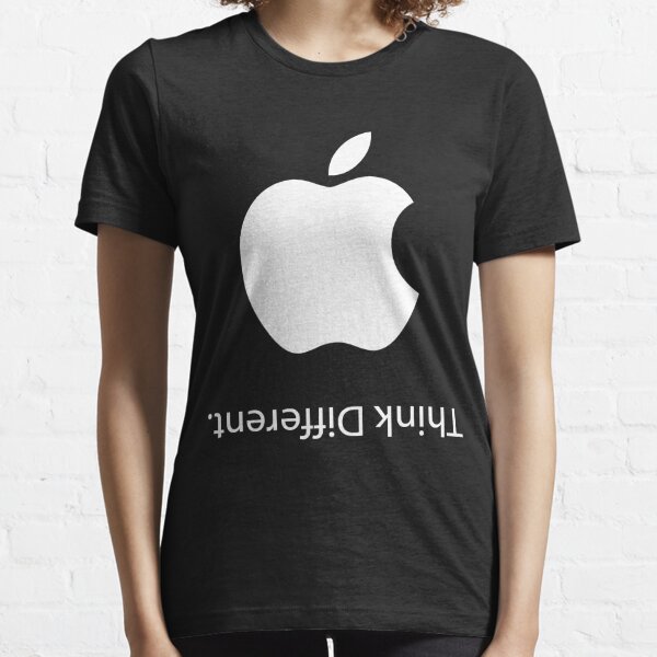 black apple t shirt