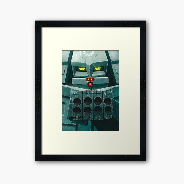 Bass Bots Gerahmter Kunstdruck