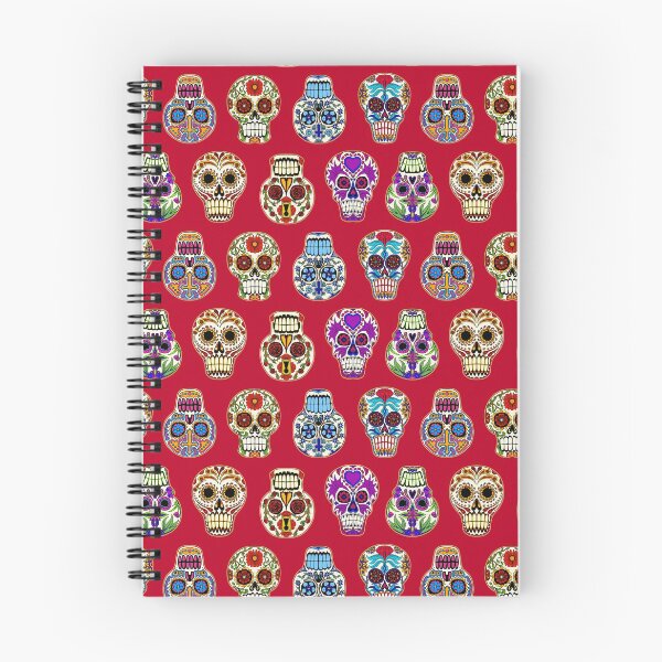 Item preview, Sugar Skulls on Red designed and sold by Salt & Keep.