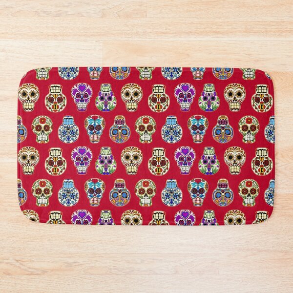 Item preview, Sugar Skulls on Red designed and sold by Salt & Keep.