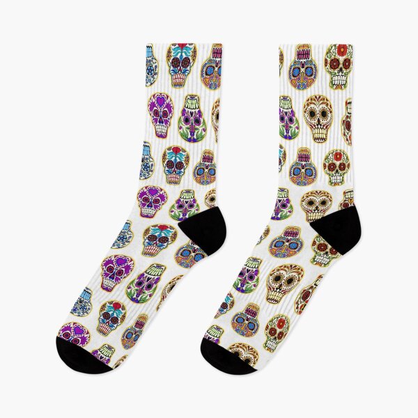 Item preview, Sugar Skulls on White designed and sold by Salt & Keep.