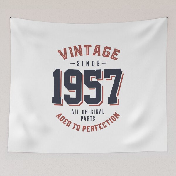 Item preview, Vintage Since 1957 Birthday Gift designed and sold by cidolopez.