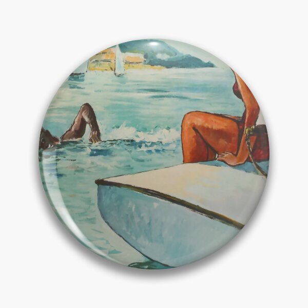 Item preview, Plages de Algerie vintage travel poster designed and sold by stickart-marek.