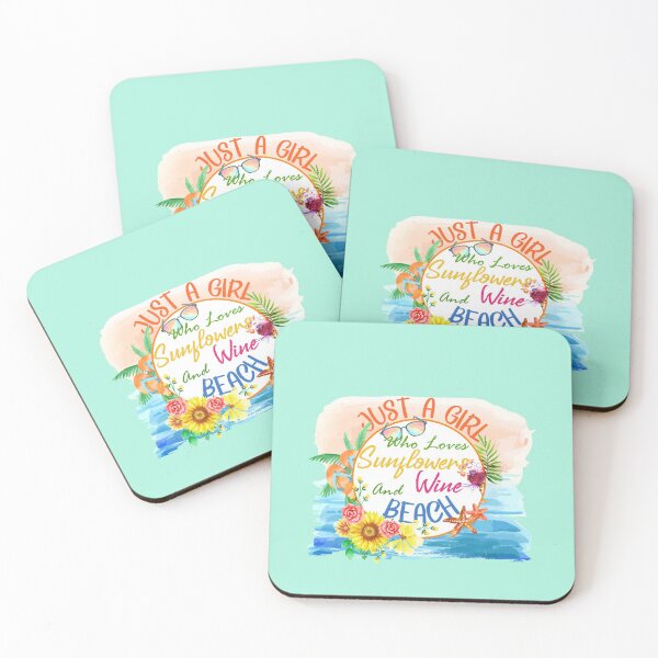 Item preview, Just A Girl Who Loves Wine and Sunflowers designed and sold by John Hana.