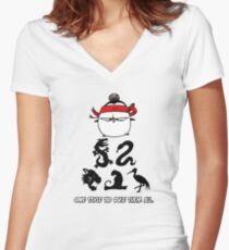 One Style To Rule Them All v.4 Women's Fitted V-Neck T-Shirt