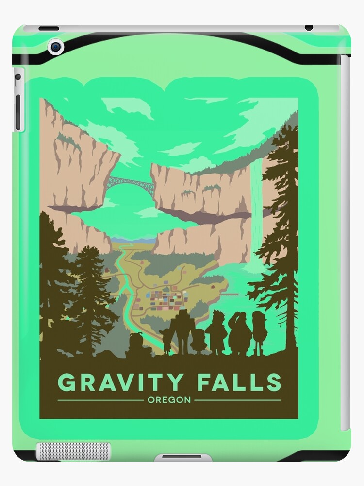 Gravity Falls Oregon Poster Ipad Case Skin By Vsevolodbelskiy Redbubble