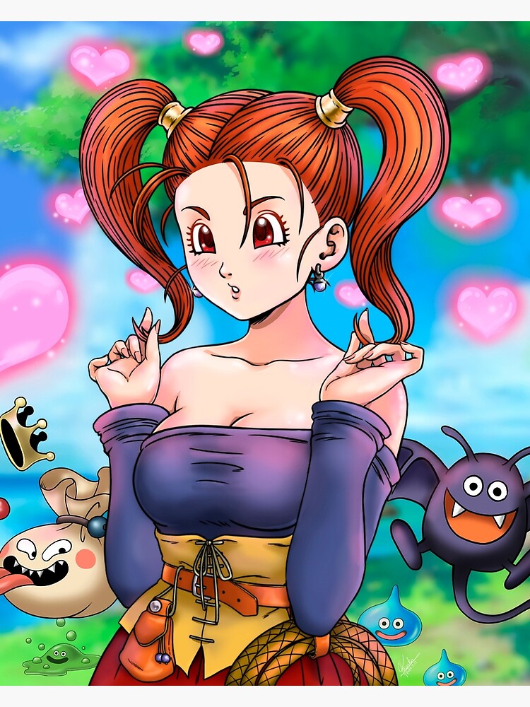 Dragon Quest Jessica Albert Poster For Sale By Franfuentesart Redbubble