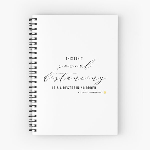 Item preview, This Isn't Social Distancing It's A Restraining Order. designed and sold by kalisteananda.