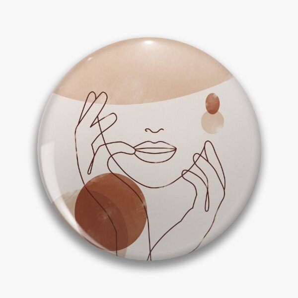 Item preview, Abstract Face Line Art designed and sold by AluraHome.