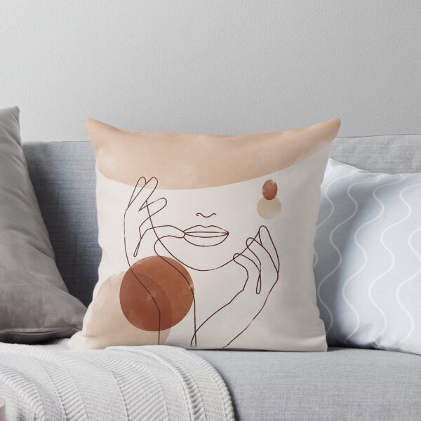 Item preview, Abstract Face Line Art designed and sold by AluraHome.