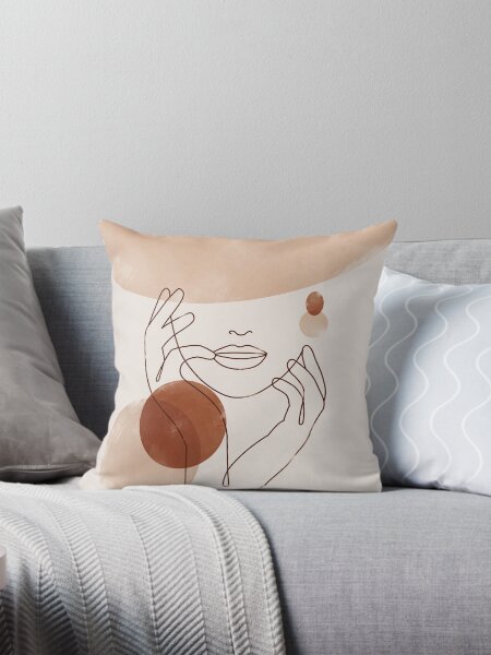 Item preview, Abstract Face Line Art designed and sold by AluraHome.