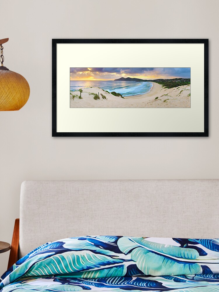 Thumbnail 2 of 7, Framed Art Print, Forster Beach, New South Wales, Australia designed and sold by Chockstone.