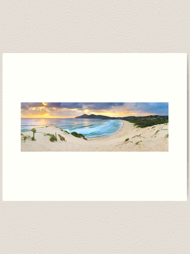 Thumbnail 1 of 3, Art Print, Forster Beach, New South Wales, Australia designed and sold by Chockstone.