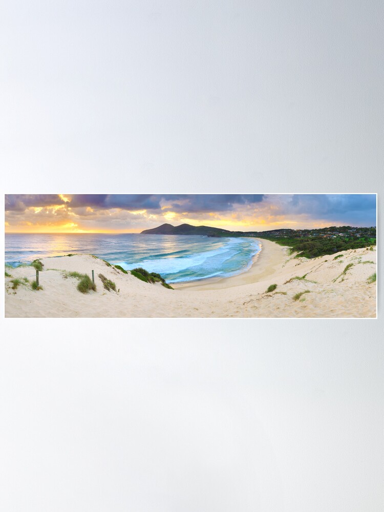 Alternate view of Forster Beach, New South Wales, Australia Poster