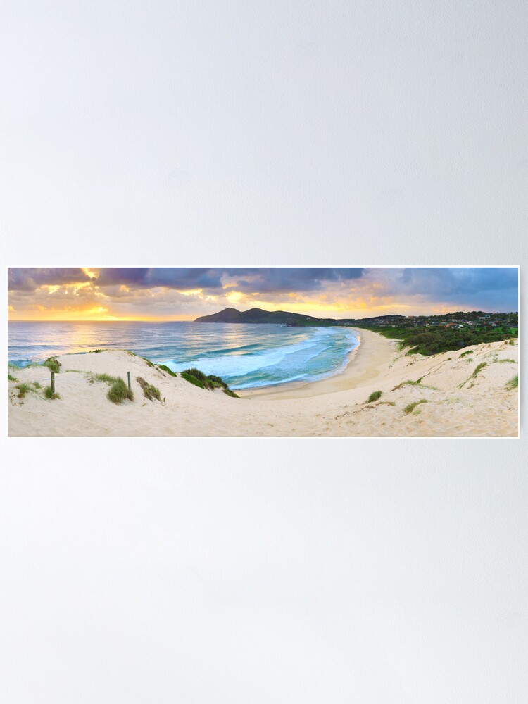 Alternate view of Forster Beach, New South Wales, Australia Poster