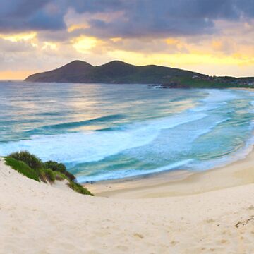 Artwork thumbnail, Forster Beach, New South Wales, Australia by Michael Boniwell