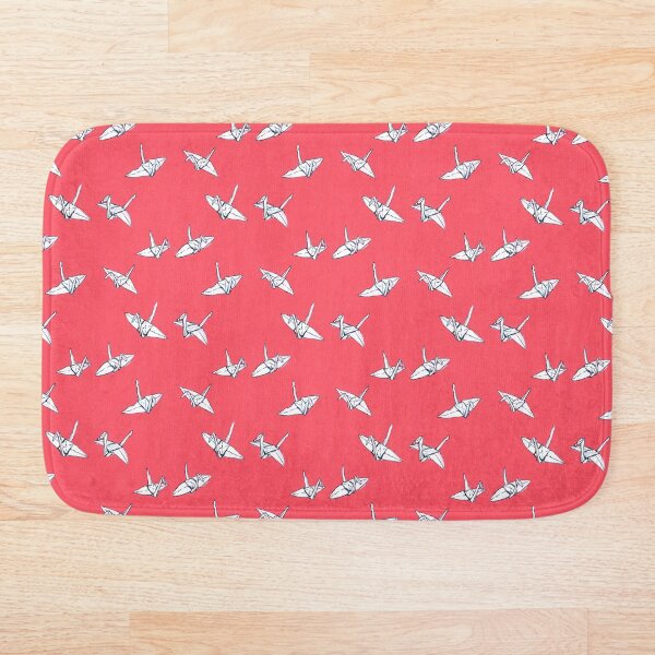 Item preview, red crane pattern designed and sold by KarolinaSt.