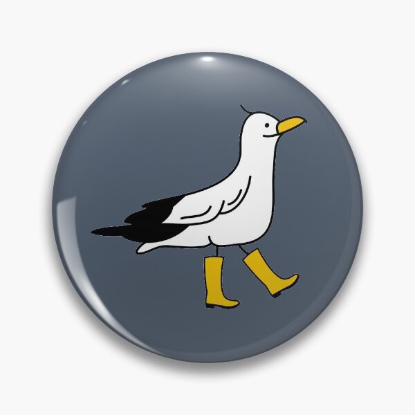 Item preview, Funny seagull with rubber boots designed and sold by spontania.