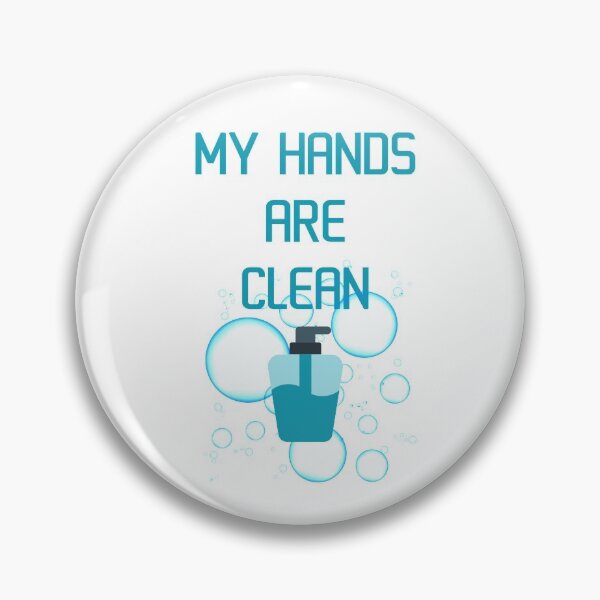 Item preview, My Hands Are Clean designed and sold by gio-m.