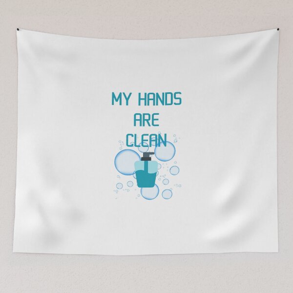 Item preview, My Hands Are Clean designed and sold by gio-m.