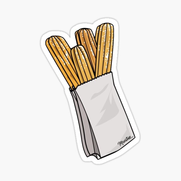 churros Pegatina