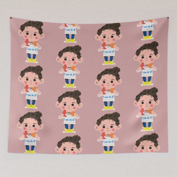 Item preview, Child Playing Puzzles- I can do it! designed and sold by EvaWolf.