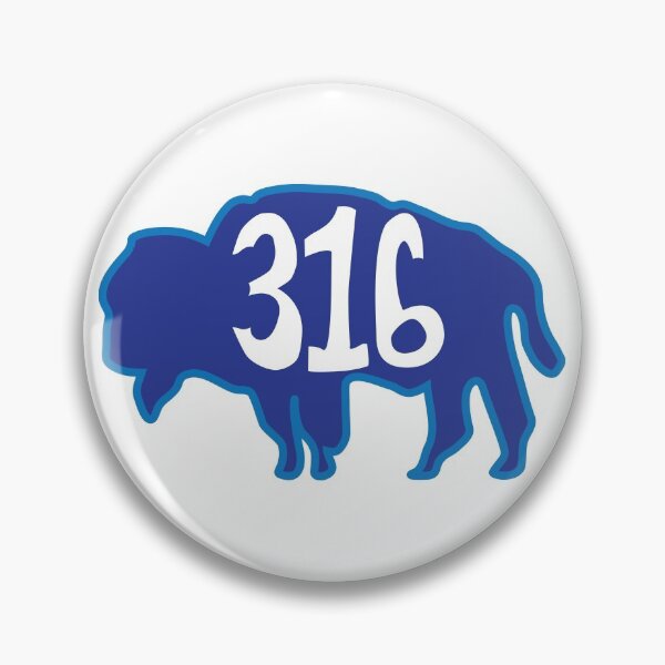 Item preview, Hand Drawn Kansas Buffalo 316 Royal Blue designed and sold by itsrturn.