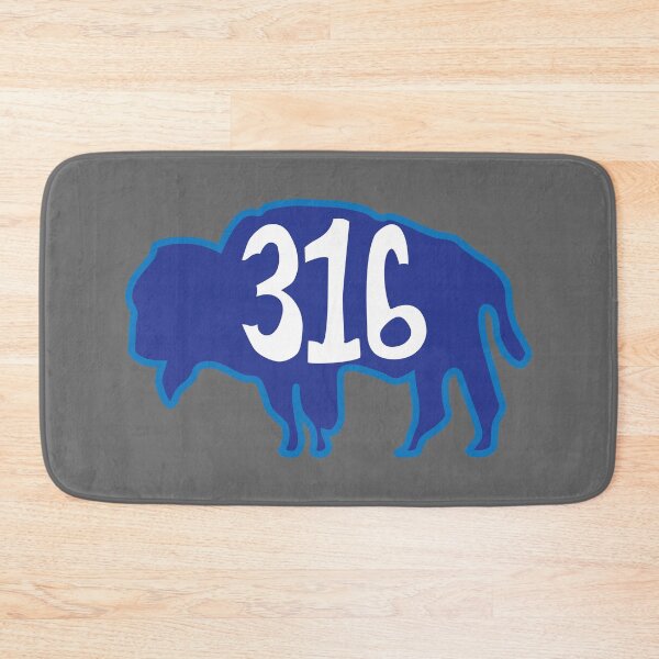 Item preview, Hand Drawn Kansas Buffalo 316 Royal Blue designed and sold by itsrturn.