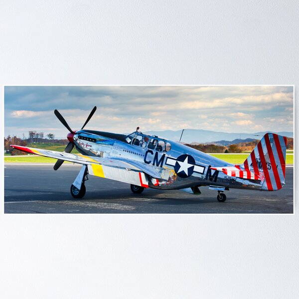 P-51 Mustang Betty Jane Poster