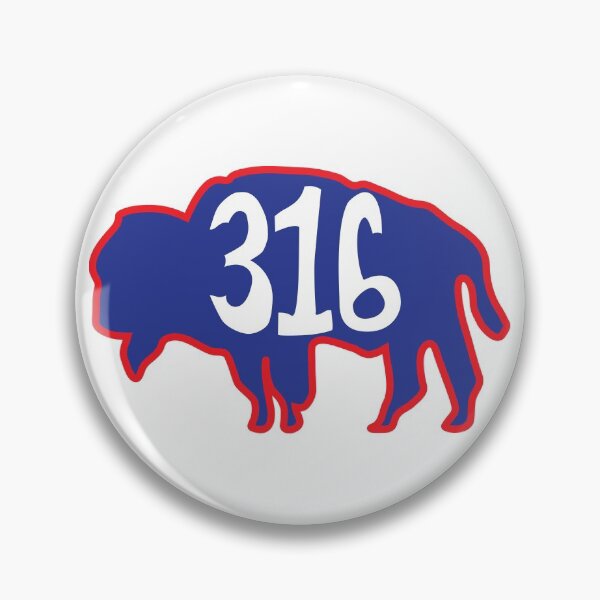 Item preview, Hand Drawn Kansas Buffalo 316 Crimson Red Blue designed and sold by itsrturn.