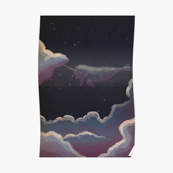 Starwhale above the clouds Poster