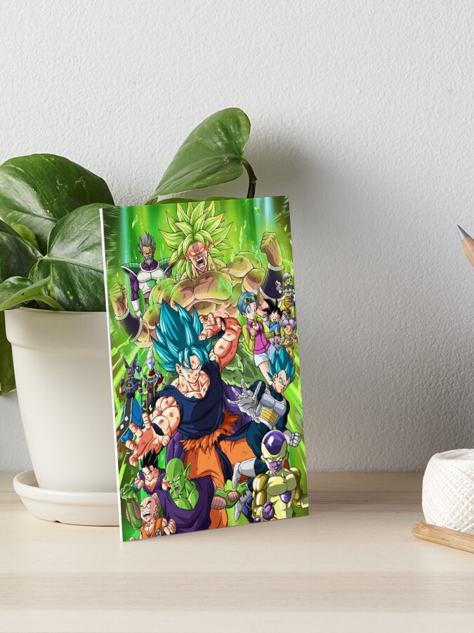 Goku and Raditz Art Board Print by FranFuentesArt