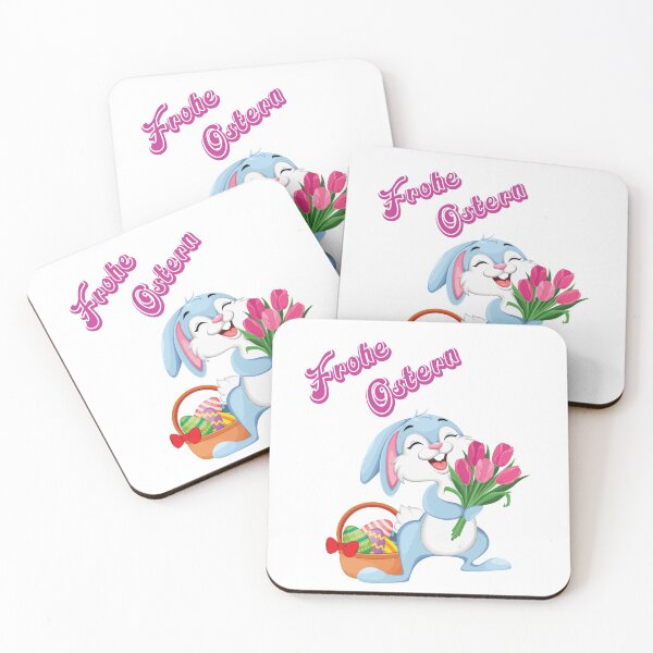 Item preview, Happy Easter - Easter bunny with flowers designed and sold by QuenLotta-Arts.
