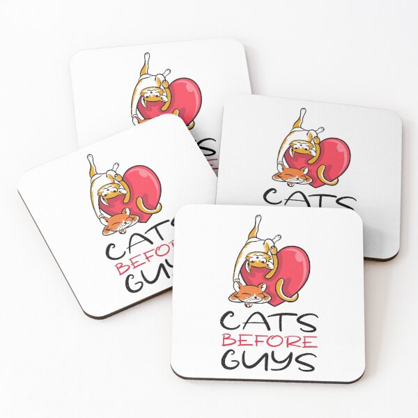 Item preview, Cats Before Guys Fun Quote Playful Pets designed and sold by fotografixgal.