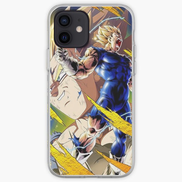 Majin Vegeta coques et étuis iphone Coque souple iPhone