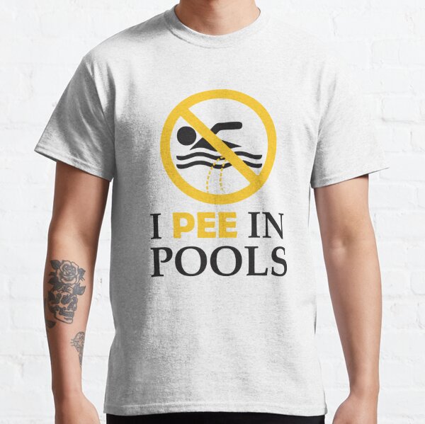 Classic Funny Swimming I Pee In Pools Trucker Hat for Men Women