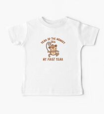 Geboren 2016 Jahr des Affen Baby T-Shirt
