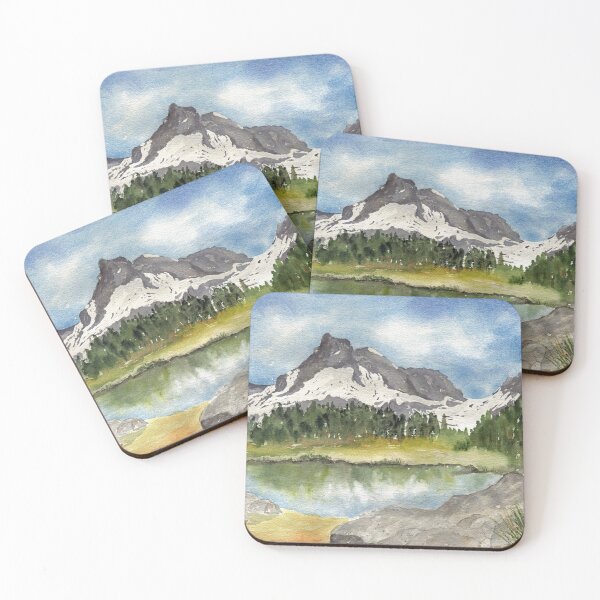 Item preview, Island Pass, JMT High Sierra designed and sold by Diane Hall Watercolors.