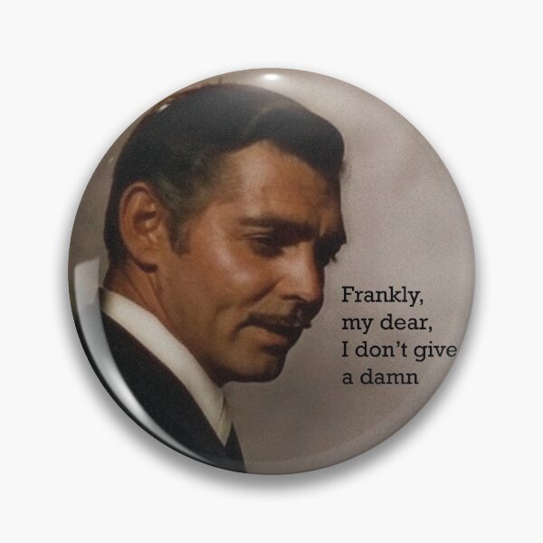 Item preview, Frankly, my dear, I don't give a damn designed and sold by LowRainAh.
